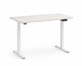 Höhenverstellbarer Tisch MDF Weiß 120x60 cm