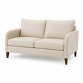 Zweisitzer-Sofa Leinen Beige 150cm